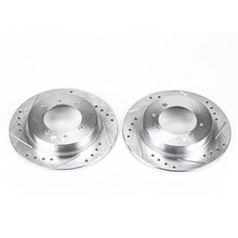 Load image into Gallery viewer, Power Stop 00-04 Volvo S40 Rear Evolution Drilled &amp; Slotted Rotors - Pair Brake Rotors - Slot &amp; Drilled PowerStop
