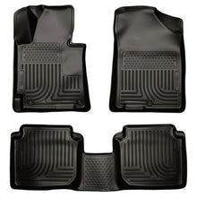 Load image into Gallery viewer, Husky Liners 2011 Hyundai Elantra WeatherBeater Combo Black Floor Liners Floor Mats - Rubber Husky Liners
