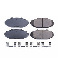 Power Stop 98-02 Ford Crown Victoria Front Z17 Evolution Ceramic Brake Pads w/Hardware Brake Pads - OE PowerStop