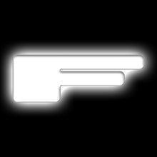 Load image into Gallery viewer, ORACLE Lighting Universal Illuminated LED Letter Badges - Matte Wht Surface Finish - F SEE WARRANTY Light Accessories and Wiring ORACLE Lighting
