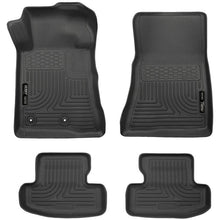 Load image into Gallery viewer, Husky Liners 15-22 Ford Mustang WeatherBeater Black Front &amp; Second Seat Floor Liner Floor Mats - Rubber Husky Liners
