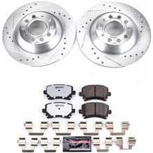Load image into Gallery viewer, Power Stop 05-11 Audi A6 Rear Z26 Street Warrior Brake Kit Brake Kits - Performance D&amp;S PowerStop   
