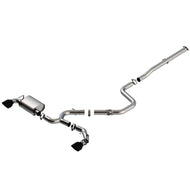 Borla 19-20 Hyundai Veloster N 2.0L I4 MT FWD 2DR 3in ATAK CatBack Exhaust w/ Black Chrome Tips Catback Borla