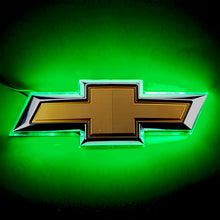 Load image into Gallery viewer, Oracle 14-15 Chevrolet Camaro Illuminated Bowtie - Dual Intensity - Green SEE WARRANTY Light Accessories and Wiring ORACLE Lighting
