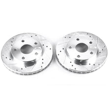 Load image into Gallery viewer, Power Stop 91-95 Toyota MR2 Front Evolution Drilled &amp; Slotted Rotors - Pair Brake Rotors - Slot &amp; Drilled PowerStop   
