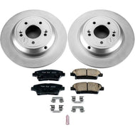 Power Stop 17-18 Genesis G80 Rear Z17 Evolution Geomet Coated Brake Kit Brake Kits - Performance Blank PowerStop