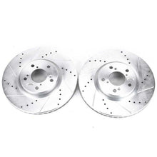 Load image into Gallery viewer, Power Stop 07-13 Acura MDX Front Evolution Drilled &amp; Slotted Rotors - Pair Brake Rotors - Slot &amp; Drilled PowerStop   
