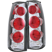 Load image into Gallery viewer, ANZO 1999-2000 Cadillac Escalade Taillights Chrome 3D Style Tail Lights ANZO
