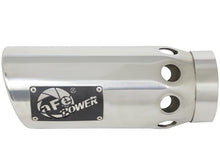 Load image into Gallery viewer, aFe Power Intercooled Tip Stainless Steel - Polished 4in In x 5in Out x 12in L Clamp On Catback aFe
