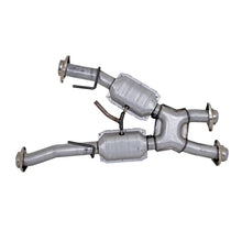 Load image into Gallery viewer, BBK 79-93 Mustang 5.0 Short Mid X Pipe w Catalytic Converters 2-1/2 For Automatic Long Tube Headers X Pipes BBK
