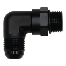 Load image into Gallery viewer, DeatschWerks 10AN ORB Male Swivel to 10AN Male Flare 90-Degree Fitting - Anodized Matte Black Fittings DeatschWerks
