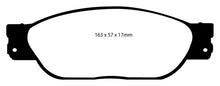 Load image into Gallery viewer, EBC 01-05 Ford Thunderbird 3.9 Ultimax2 Front Brake Pads Brake Pads - OE EBC   
