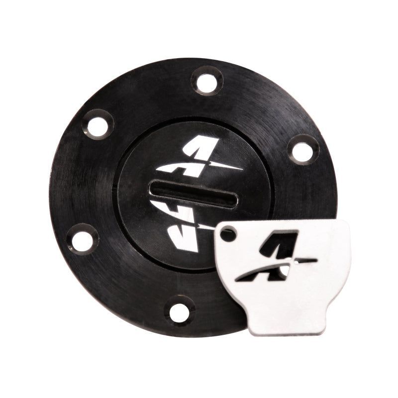 Aeromotive 1.5in Screw-on Fillcap - Black Fittings Aeromotive