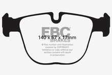 Load image into Gallery viewer, EBC 10+ BMW X5M 4.4 Twin Turbo Redstuff Rear Brake Pads Brake Pads - Performance EBC   
