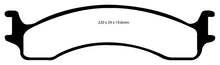Load image into Gallery viewer, EBC 00-02 Dodge Ram 2500 Pick-up 5.2 2WD Yellowstuff Front Brake Pads Brake Pads - Performance EBC   

