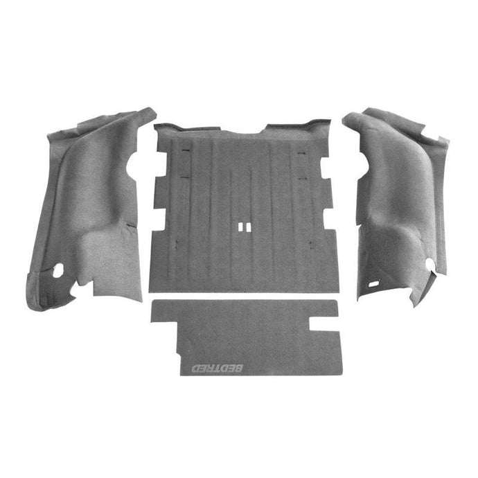 BedRug 97-06 Jeep TJ Rear 4pc BedTred Cargo Kit (Incl Tailgate) Bed Liners BedRug