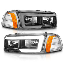 Load image into Gallery viewer, Anzo 99-17 GMC Sierra/Denali Headlights Black Amber (w/C Light Bars) Headlights ANZO
