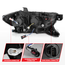 Load image into Gallery viewer, ANZO 16-22 Toyota Tacoma SR/SR5 ONLY Full LED Proj Headlights w/Light Bar Seq. Blk w/Initiation Lgt Headlights ANZO
