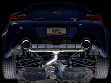 Load image into Gallery viewer, AWE Subaru BRZ/ Toyota GR86/ Toyota 86 Track Edition Cat-Back Exhaust- Chrome Silver Tips Catback AWE Tuning   
