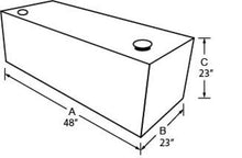 Load image into Gallery viewer, Tradesman Steel Rectangular Liquid Storage Tank (Full Size) - White Truck Boxes &amp; Storage Tradesman
