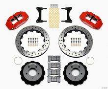 Load image into Gallery viewer, Wilwood Narrow Superlite 6R Front Hat Kit 12.88in Drill Red 93-96 Mazda RX7 Big Brake Kits Wilwood
