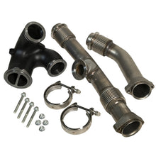 Load image into Gallery viewer, BD Diesel UpPipe Kit - Ford 2004.5-2007 6.0L Powerstroke w/EGR Connector Connecting Pipes BD Diesel
