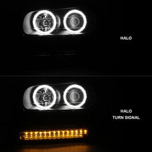 Load image into Gallery viewer, ANZO 2002-2009 Chevrolet Trailblazer Projector Headlights w/ Halo Black Headlights ANZO
