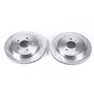 Power Stop 03-07 Cadillac CTS Rear Evolution Drilled & Slotted Rotors - Pair | AR82104XPR