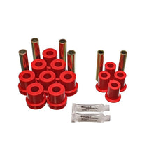 Load image into Gallery viewer, Energy Suspension Gm 4Wd Frt Sprg &amp; Shackle Bush - Red Bushing Kits Energy Suspension
