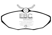 Load image into Gallery viewer, EBC 03-06 Jaguar XJ8 4.2 VP Yellowstuff Rear Brake Pads Brake Pads - Performance EBC   
