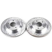 Load image into Gallery viewer, Power Stop 88-95 Chevrolet Corvette Front Evolution Drilled &amp; Slotted Rotors - Pair Brake Rotors - Slot &amp; Drilled PowerStop
