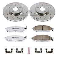 Power Stop 08-12 Infiniti EX35 Front Z26 Street Warrior Brake Kit Brake Kits - Performance D&S PowerStop   