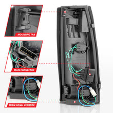 Load image into Gallery viewer, ANZO 1999-2000 Cadillac Escalade LED Taillights Black Housing Clear Lens Pair Tail Lights ANZO

