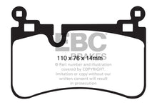 Load image into Gallery viewer, EBC 08-13 Mercedes-Benz C63 AMG (W204) 6.2 Bluestuff Rear Brake Pads Brake Pads - Racing EBC   
