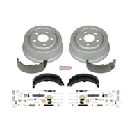 Power Stop 92-01 Jeep Cherokee Rear Autospecialty Drum Kit Brake Drums PowerStop   