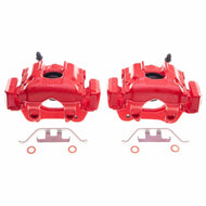 Power Stop 04-10 BMW X3 Rear Red Calipers - Pair | S2888
