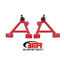 Load image into Gallery viewer, BMR 94-04 Mustang Lower Non-Adj. A-Arms (Coilover Only) w/ Tall Ball Joint (Polyurethane) - Red Control Arms BMR Suspension
