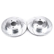 Power Stop 05-19 Chrysler 300 Rear Evolution Drilled & Slotted Rotors - Pair | AR8362XPR