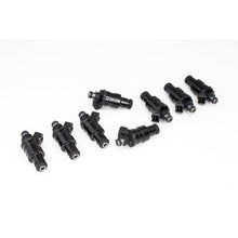 Load image into Gallery viewer, DeatschWerks Universal 1200cc Low Impedance 11mm Upper Injector - Set of 8 Fuel Injector Sets - 8Cyl DeatschWerks
