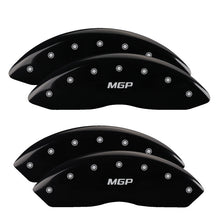 Load image into Gallery viewer, MGP 4 Caliper Covers Engraved Front &amp; Rear MGP Black finish silver ch Caliper Covers MGP
