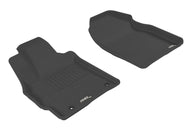 3D MAXpider 2007-2012 Mazda CX-7 Kagu 1st Row Floormat - Black Floor Mats - Rubber 3D MAXpider   