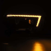 Load image into Gallery viewer, AlphaRex 10-13 Toyota 4Runner LUXX LED Proj Headlights Plank Style Alpha Black w/Seq Signal/DRL Headlights AlphaRex
