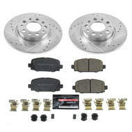 Power Stop 17-19 Jeep Compass Rear Z23 Evolution Sport Brake Kit Brake Kits - Performance D&S PowerStop   