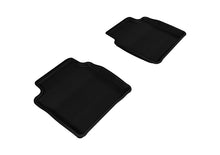 Load image into Gallery viewer, 3D MAXpider 2008-2012 Chevrolet Malibu Kagu 2nd Row Floormats - Black Floor Mats - Rubber 3D MAXpider   

