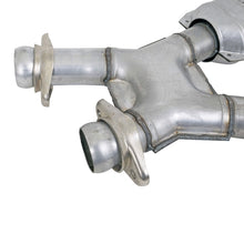 Load image into Gallery viewer, BBK 79-93 Mustang 5.0 Short Mid X Pipe w Catalytic Converters 2-1/2 For Automatic Long Tube Headers X Pipes BBK
