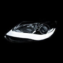 Load image into Gallery viewer, ANZO 2012-2014 Ford Focus Projector Headlights w/ Plank Style Design Black Headlights ANZO
