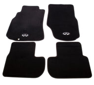 NRG Floor Mats - 03-06 G35 (Infiniti Emblem Logo) - 4pc. Floor Mats Carpeted NRG
