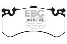 Load image into Gallery viewer, EBC 11+ Audi A8 Quattro 6.3 (Cast Iron Rotors) Yellowstuff Front Brake Pads Brake Pads - Performance EBC   
