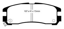 Load image into Gallery viewer, EBC 95-99 Chrysler Sebring Coupe 2.0 Redstuff Rear Brake Pads Brake Pads - Performance EBC   

