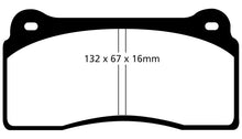 Load image into Gallery viewer, EBC 99-03 Aston Martin DB7 5.9 Redstuff Front Brake Pads Brake Pads - Performance EBC   

